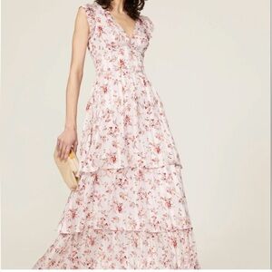 Rachel by Rachel Roy Elaine Floral Tiered Maxi Dress